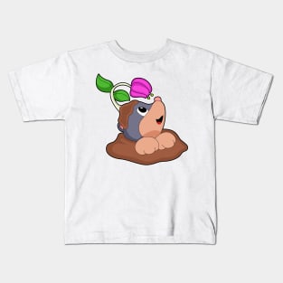 Mole Earth Flower Kids T-Shirt